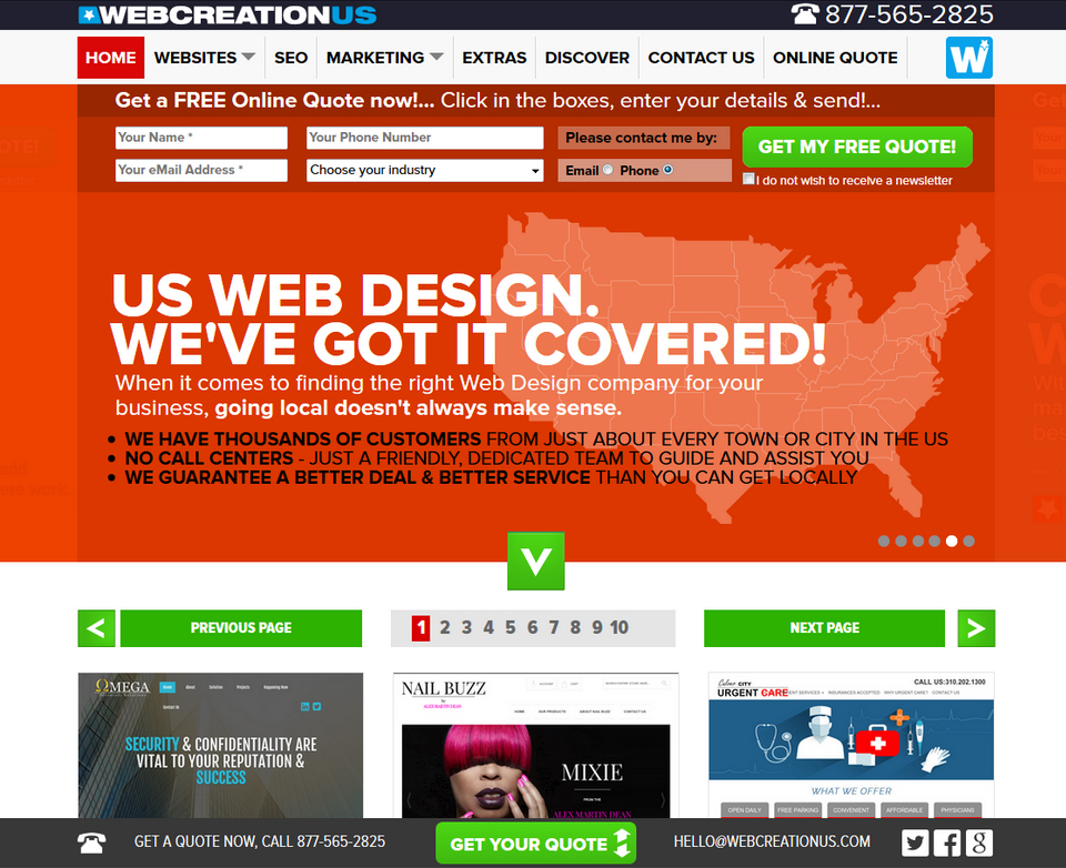 WebcreationUS Portfolio